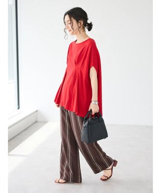 CRAFT STANDARD BOUTIQUE 前後2WAYタックプルオーバー Red