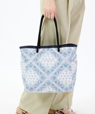 LeSportsac ML 2 WAY TOTE        /バンダナブリーズ/ディープシーブルー バンダナブリーズ/ディープシーブルー