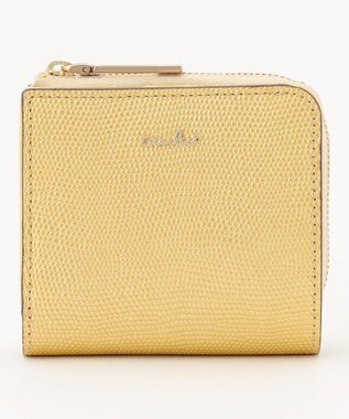 airlist 【コンパクト・上品】Lファスナー二つ折り財布  LUNA  Metallic  ルナメタリック