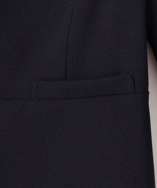 ANY SIS 【洗える】ドビーライト ジャケット ネイビー×アイボリー