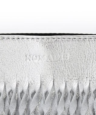 23区 NOMADIS DANCE フリンジ ポシェット (シルバー) シルバー系