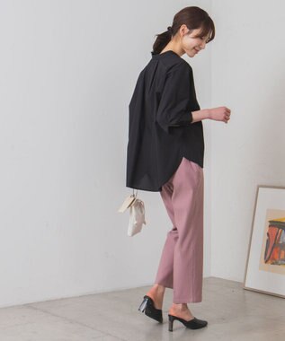 WEGO テーパードスラックスパンツ ピンク