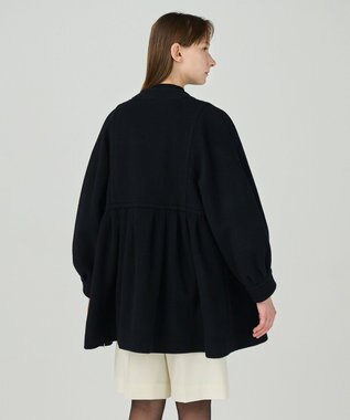 GRACE CONTINENTAL テントラインショートコート ブラック