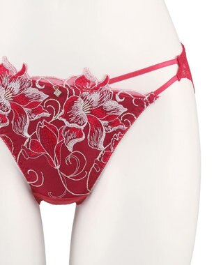 San-ai Resort（三愛水着楽園） エレガントコレクション2311バックレースショーツ【M・Lサイズ】【northerly】 レッド