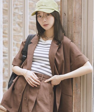 earth music&ecology ニットタンクトップ Ivory