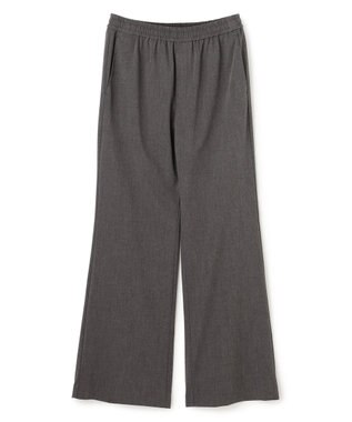 UNFILO 【セットアップ着用可/ウエストゴム】マイビューティ セミフレアパンツ