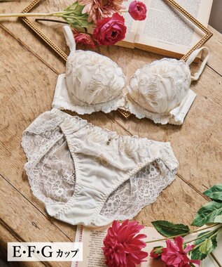 San-ai Resort（三愛水着楽園） エレガントコレクション【2407】単品ブラEFGカップ ホワイト