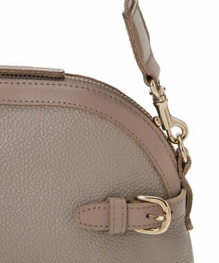 TOPKAPI 【Breath TOPKAPI】SCOTCH GRAIN スコッチグレイン ベルトデザイン ショルダーバッグ グレージュ