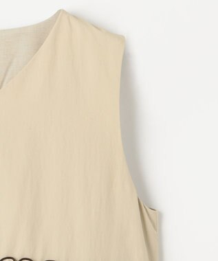 #Newans ボリュームティアードワンピース ベージュ