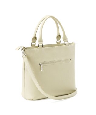 IBIZA リンピード　牛革　2WAYバッグ アイボリー