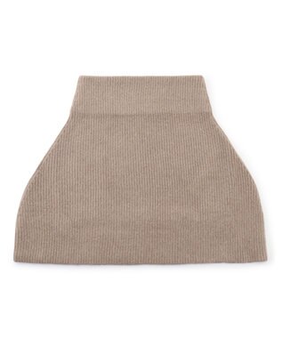 UNFILO 【WEB/一部店舗限定】ふわふわニット ケープスヌード モカ