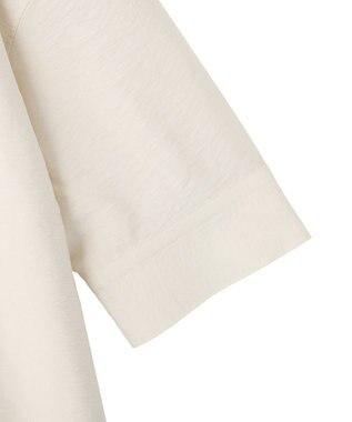 AMERICAN HOLIC 【WEB限定】接触冷感バンドカラーシャツチュニック Ivory