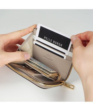 PELLE BORSA コンパクト財布 Reinette Goods レネットグッズ 4797 オフホワイト