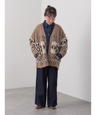 CRAFT STANDARD BOUTIQUE 【男女兼用】オルテガ柄カーディガン Beige
