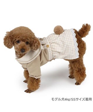 PET PARADISE ペットパラダイス くまちゃん ワンピース 小型犬 ベージュ