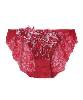 San-ai Resort（三愛水着楽園） エレガントコレクション2311バックレースショーツ【M・Lサイズ】【northerly】 レッド