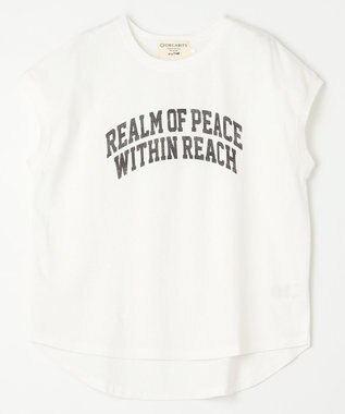 ANY 【接触冷感/UVケア】ノースリーブロゴTシャツ オフ