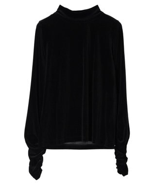 Green Parks ・ＳＵＧＡＲ　ＳＰＯＯＮ　シアーベロアハイネック Black