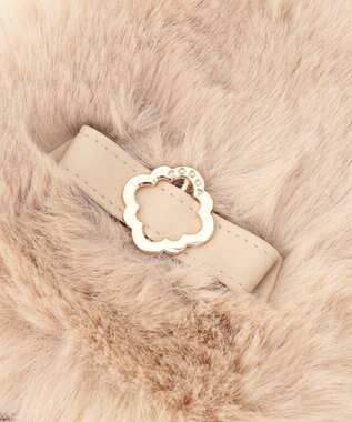 TOCCA KNIT FUR HANDWARMER 手袋 ベージュ系