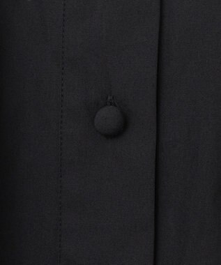 JOSEPH ポプリン　ノーカラープルオーバーブラウス Black