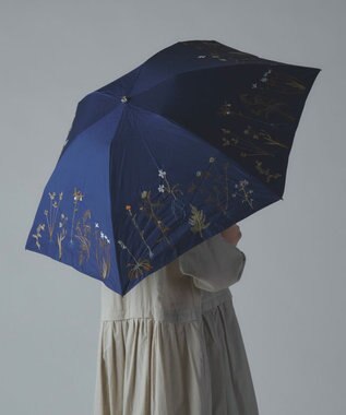 サマーシールド　晴雨兼用日傘　1級遮光　 ボタニカル 刺繍 サマーシールド 晴雨兼用日傘 1級遮光 ボタニカル 刺繍 UVカット