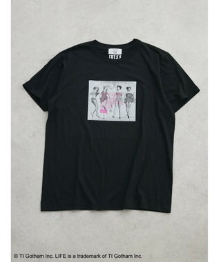 Green Parks ＬＩＦＥ　フォトプリントＴシャツ Black