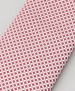 GOTAIRIKU 【日本製】シルク ネクタイ_格子柄 ピンク系8