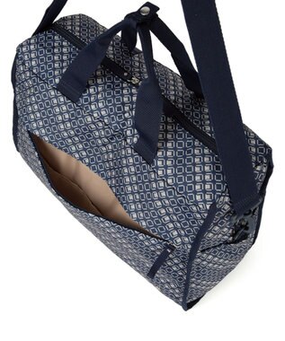 ACE BAGS & LUGGAGE hiromichi nakano フェズリ ボストンバッグ  17525 ヒロミチナカノ ネイビー（ジオメトリック）