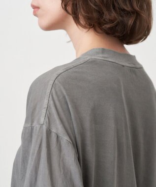 ATON GARMENT DYED 60 FRESCA | ボーイズフィット Tシャツ GRAY