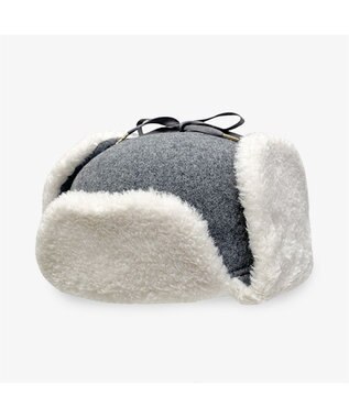 林八百吉商店 un chapeau バスクアビエイター グレー