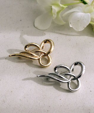 Tiaclasse ツイストブローチ シルバー