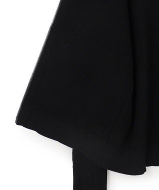 JOSEPH HOMME 【新柄】 ヴィスコースリンクス　ハイネックジップアップカーディガン ブラック系