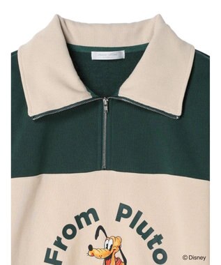 Green Parks Ｄｉｓｎｅｙ／裏毛ハーフＺＩＰスウェット Green