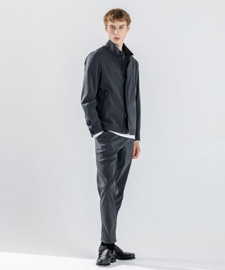 JOSEPH HOMME 新素材【ストレッチ】グレインウェーブストレッチ ドロスト付テーパードパンツ / PEGG CONVERTIBLE グレー系