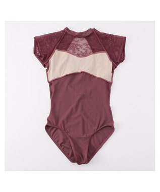 Chacott ハイネックレオタード アンティックローズ