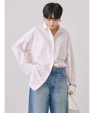 AMERICAN HOLIC Ｄａｉｌｙ！　ＵＶカットオックスシャツ Stripe Pink