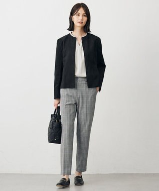 J.PRESS LADIES 【2way】ボンディングキルト トート バッグ ブラック系