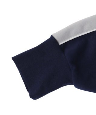 WEGO 【ユニセックス着用ITEM/MLサイズ展開】パイピングトラックジャケット ネイビー