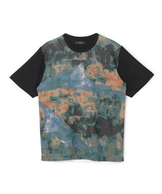JOSEPH HOMME 【新柄】アートジャガードニットブロック クルーネック ダークグリーン系5