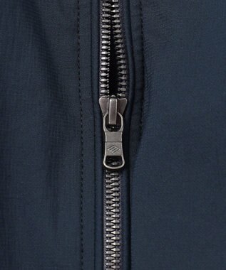 JOSEPH ABBOUD 【キングサイズ・ポケッタブル/ハイパワーストレッチ/Eco 撥水】アクティブレジャー ショート ブルゾン ダルブルー系