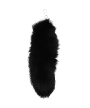WEGO BIGファーしっぽキーホルダー ブラック