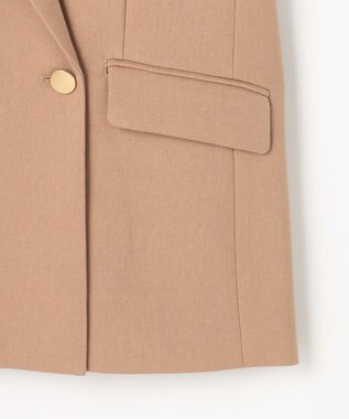 ANY L ウーリッシュＷブレストジャケット キャメル