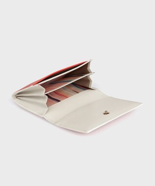 Paul Smith サプルレザー 名刺入れ コーラル