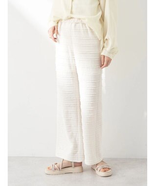 earth music&ecology レースパンツ Off White