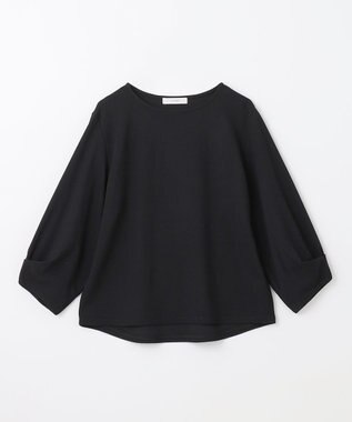 ANY L 【洗濯機可】タックスリーブ プルオーバー ブラック