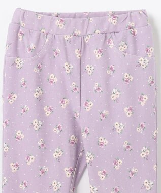 ANY KIDS 7daysガーリーパンツ(カットソー) ラベンダー花柄