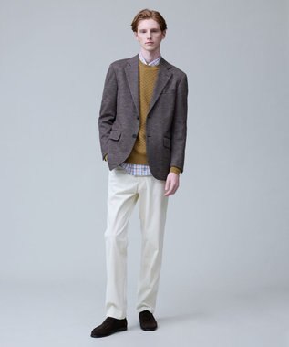 J.PRESS MEN 【ストレッチ】トリコットコーデュロイ5ポケット パンツ ホワイト系