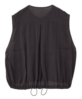 Green Parks シアーZIPベスト Black