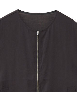 Green Parks シアーZIPベスト Black