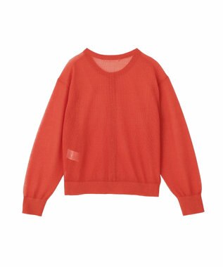 AMERICAN HOLIC シアーリブニットカーディガン Red